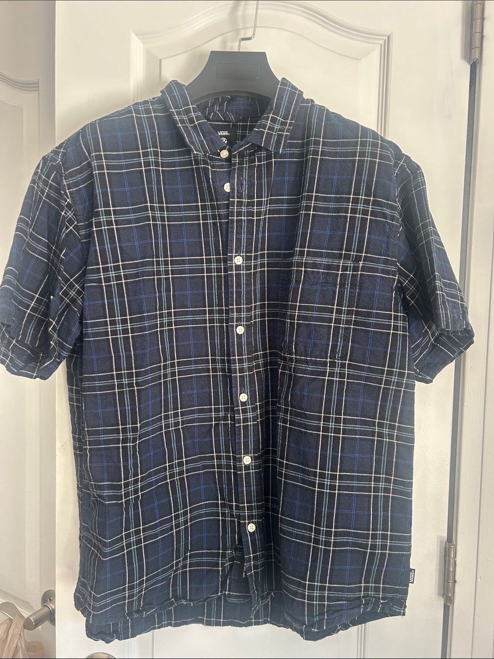 Vans plaid button down